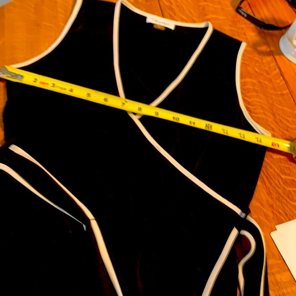 🌟Black Sleeveless Belt Sashed Dress/Calvin Klein✨ - Picture 5 of 10